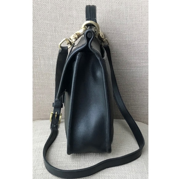 Coach Vintage Willis Black Crossbody Handbag 9927 - Picture 5 of 7